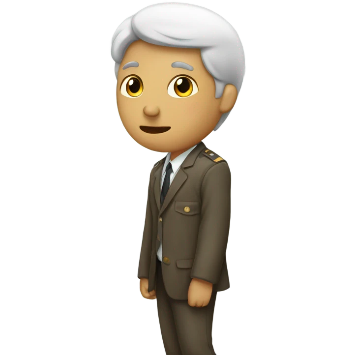 someone going away emoji
