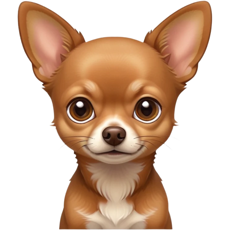 Brown chihuahua  emoji