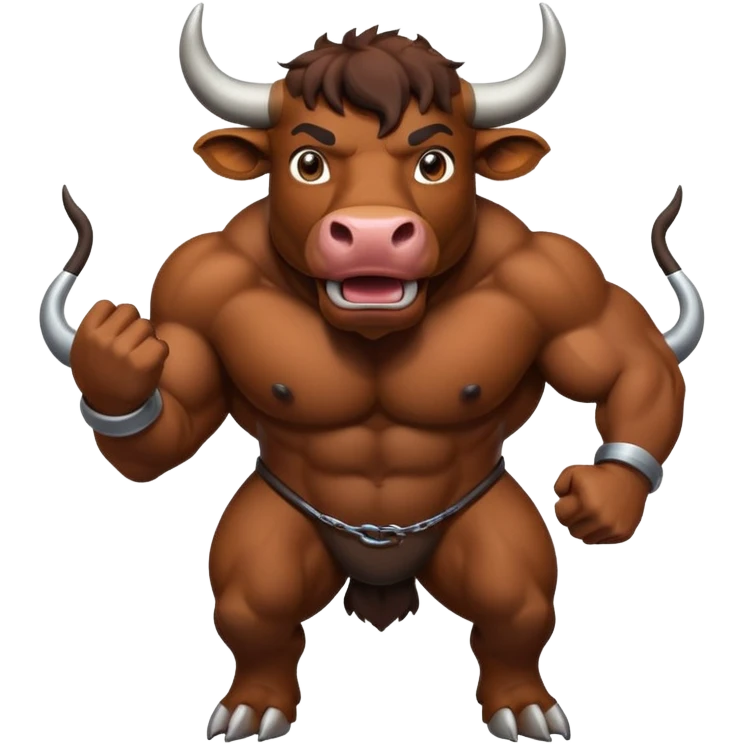 Boğa çarpışıyor  emoji