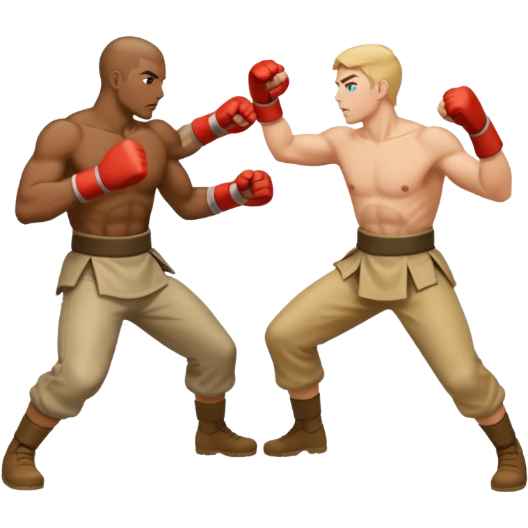 Two people fighting emoji