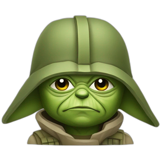 yoda soldier Ukraine  emoji