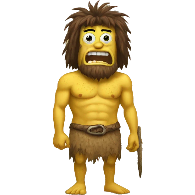spongebob caveman emoji