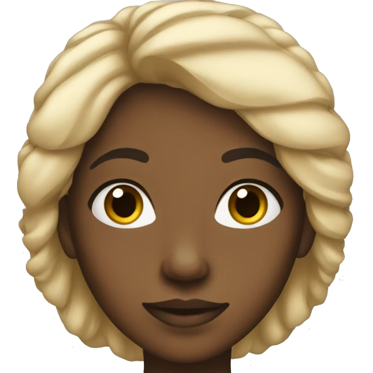 A black teen Girl  emoji