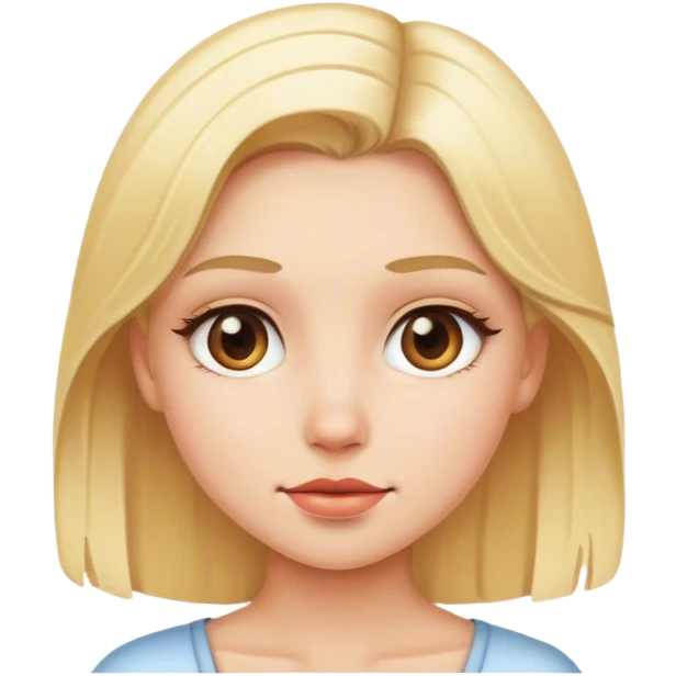 blonde girl  emoji
