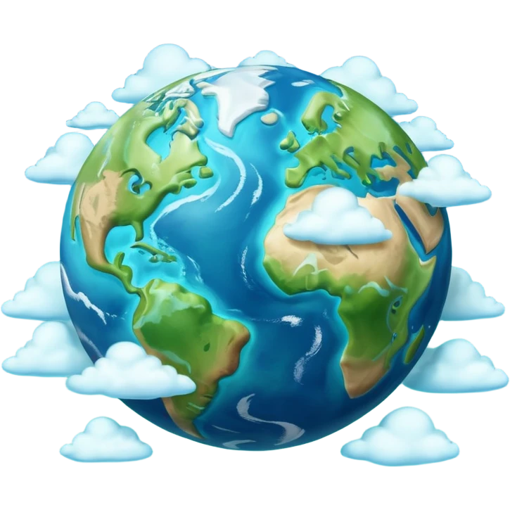 3d planet earth emoji