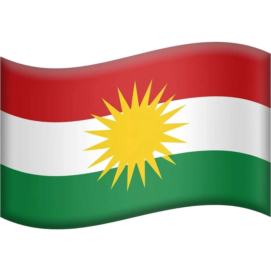 Türkiyeyi siken kürt bayrağı emoji