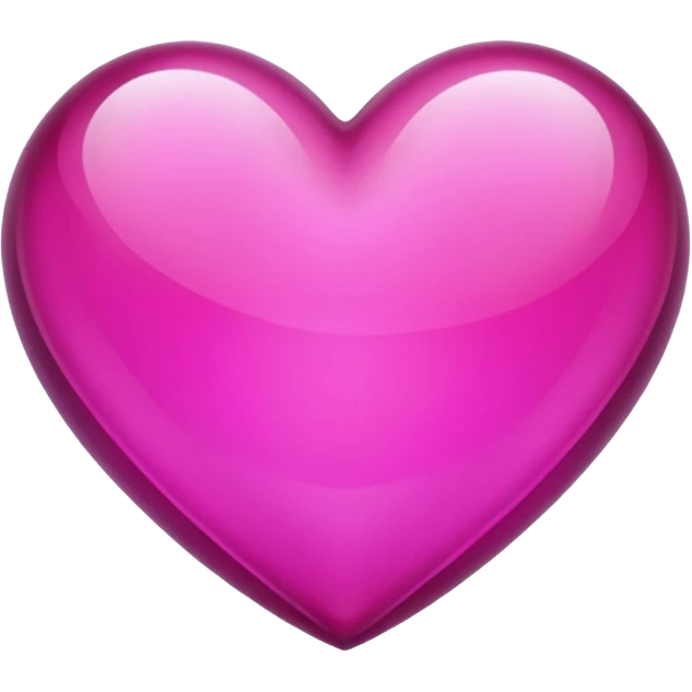 heart with a crystal magenta effect emoji