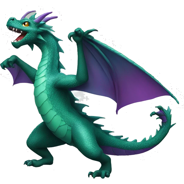 Dancing dragon  emoji