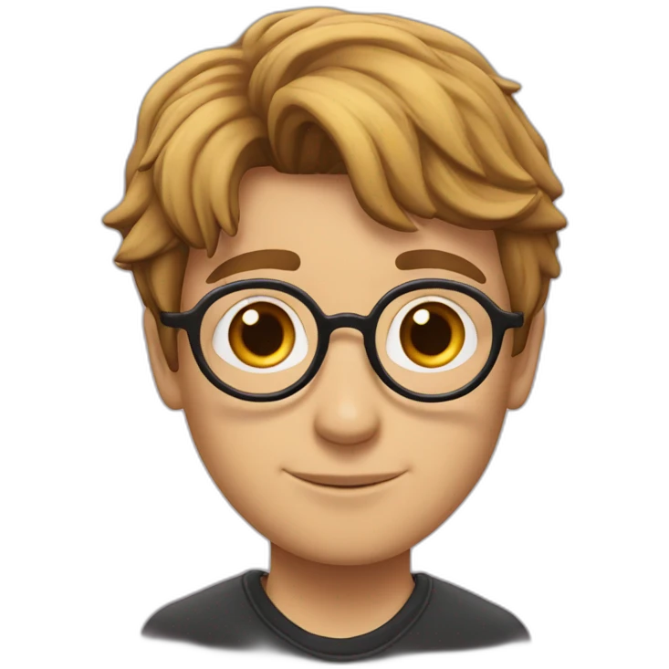 Harry Potter wears a T-shirt with the word Sude on it emoji