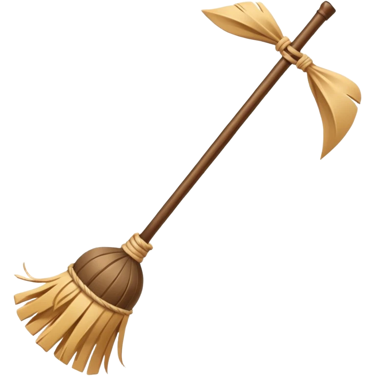 magic broomstick emoji
