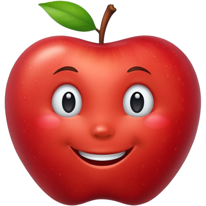 smile apple style emoji