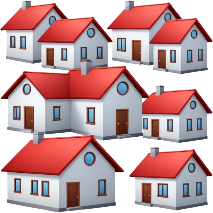 monton de casas compraas emoji