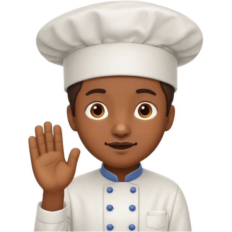 not human funny character with cook hat  emoji