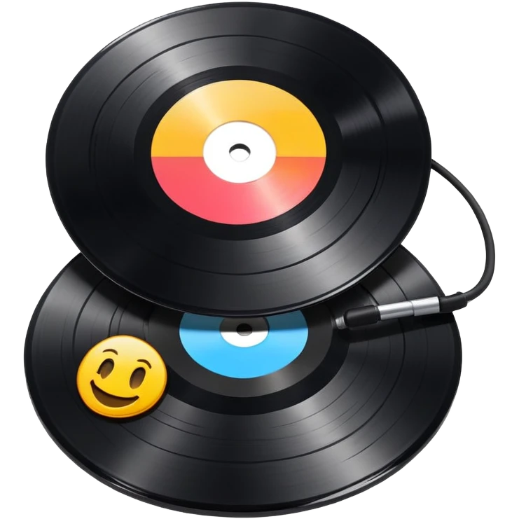 record vinyl 3d emoji