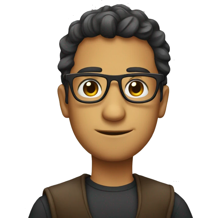 Heitor with glasses emoji