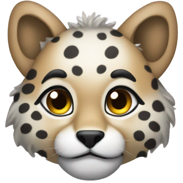 pretty cheatah bow emoji