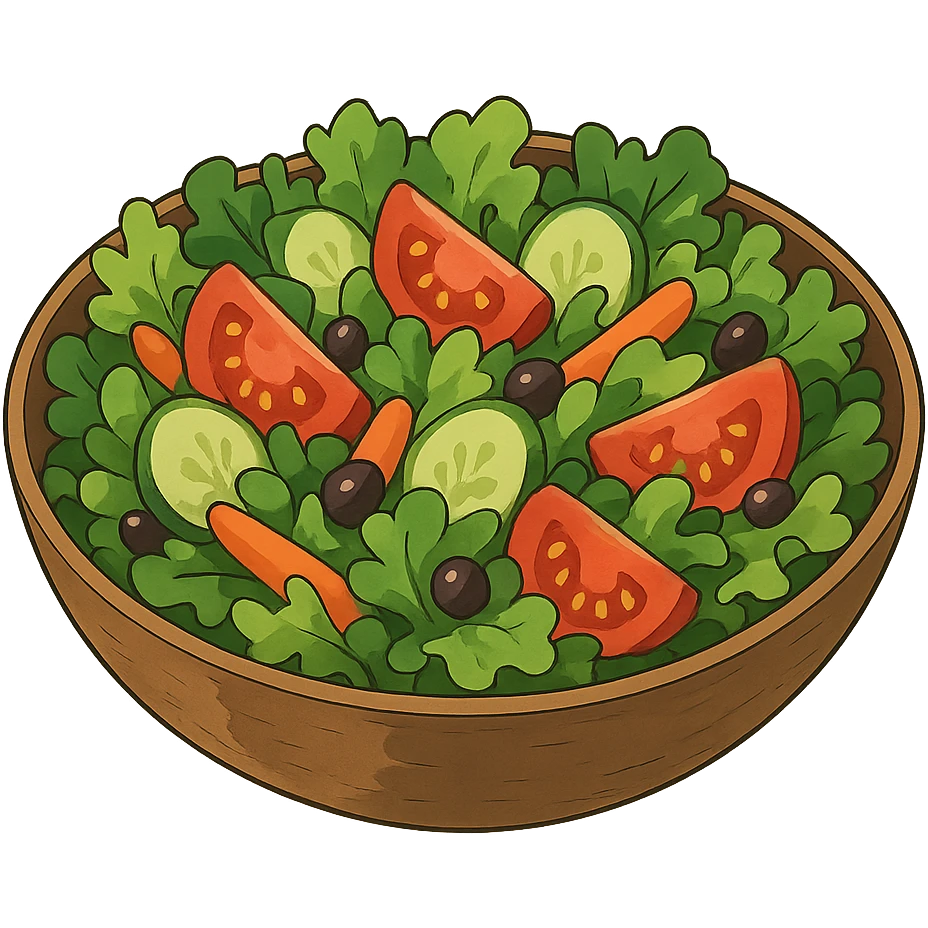bowl of salad emoji