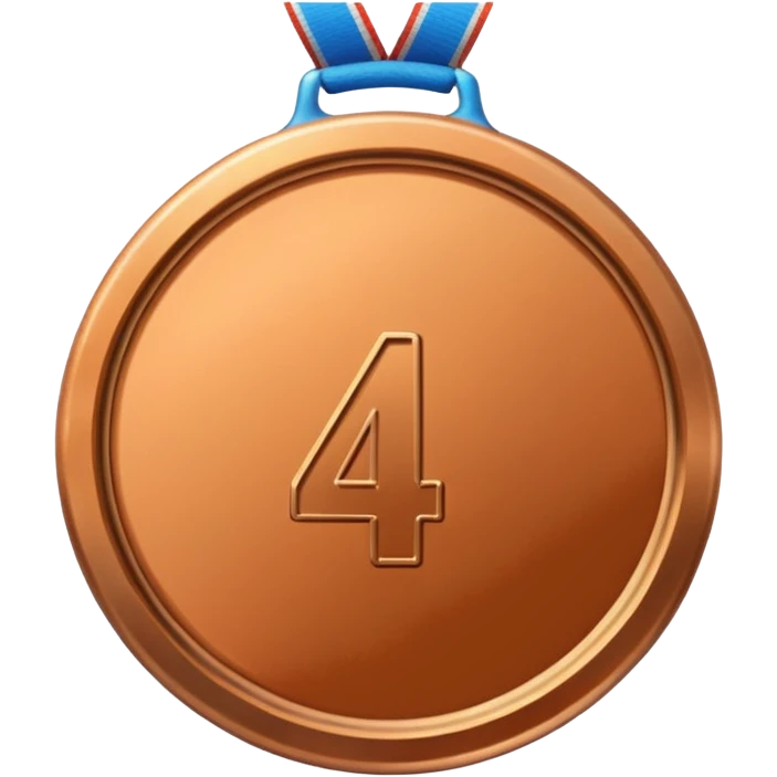 4th place medal emoji