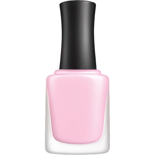 pastel pink nail polish bottle emoji