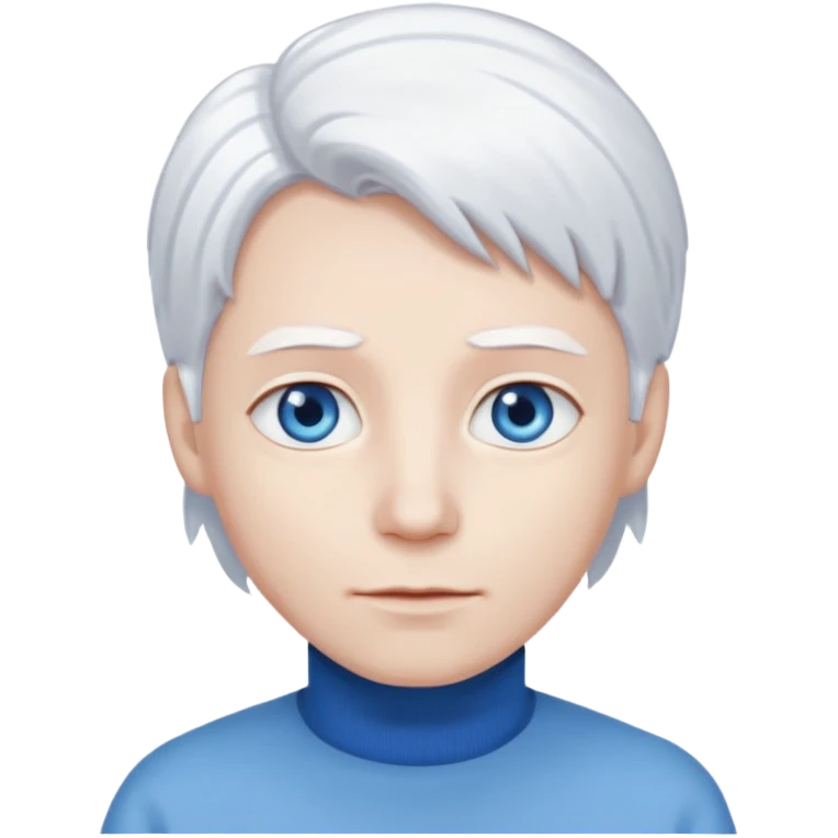 White hair pale emoji