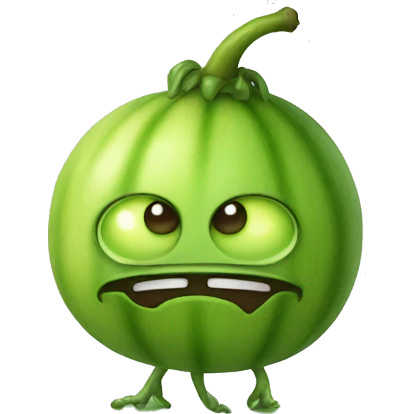Alien fruit emoji
