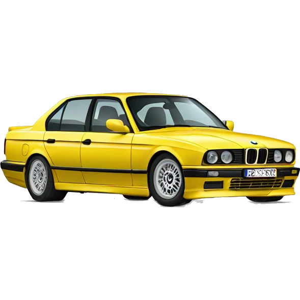 rotten yellow bmw e34 emoji