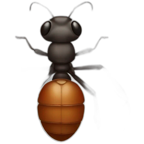 Ant flat emoji