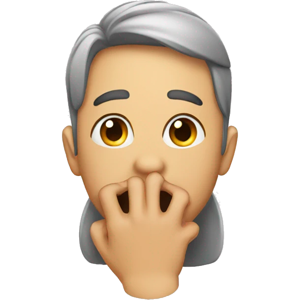 Covering my mouth  emoji