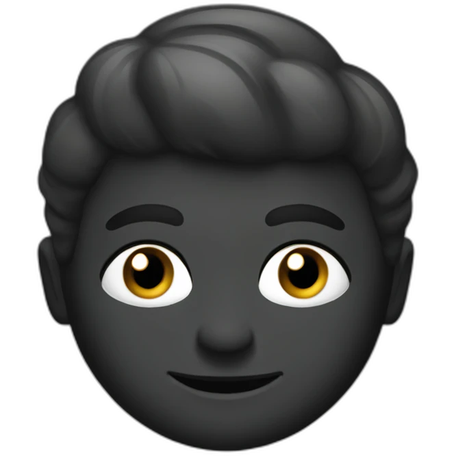 abanico negro emoji