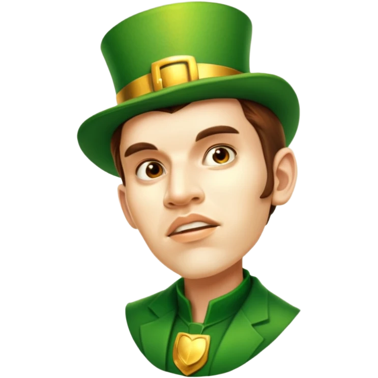 Celebratory Leprechaun emoji