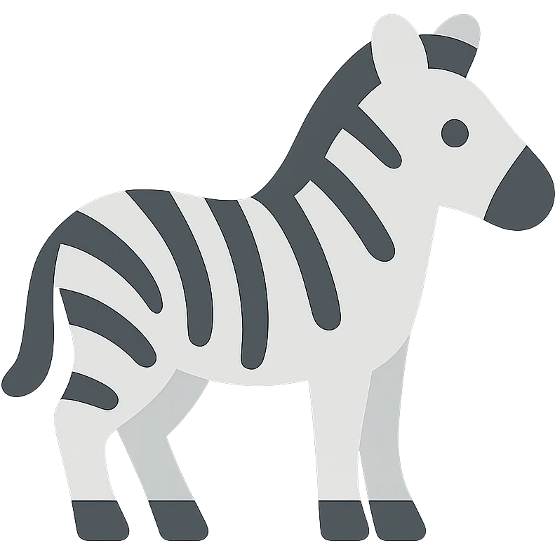 Zebra emoji