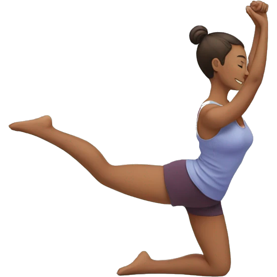stretching emoji