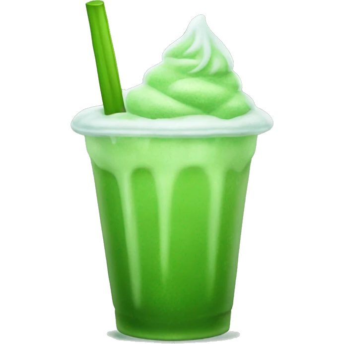  an iced matcha latter emoji