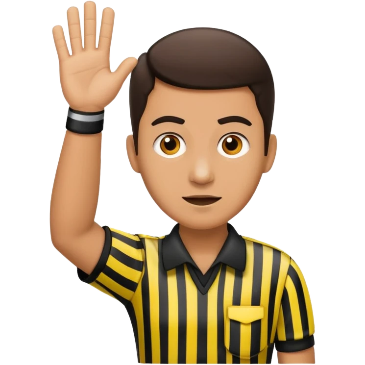 referee signaling no good emoji