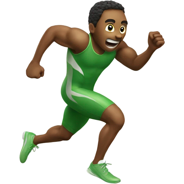 fit cucumber sprinting fast emoji