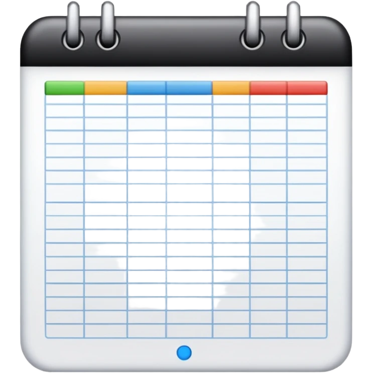timetable emoji