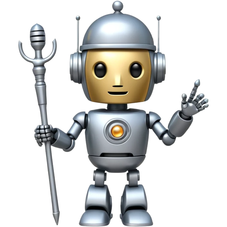 Robot Maestro Conductor emoji
