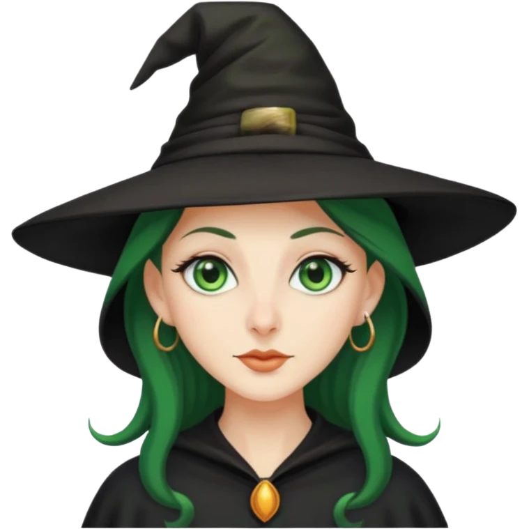 witch with long nose memoji  emoji