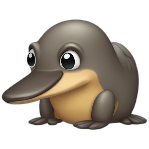 sad platypus emoji