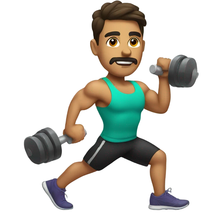 Mexican working out  emoji