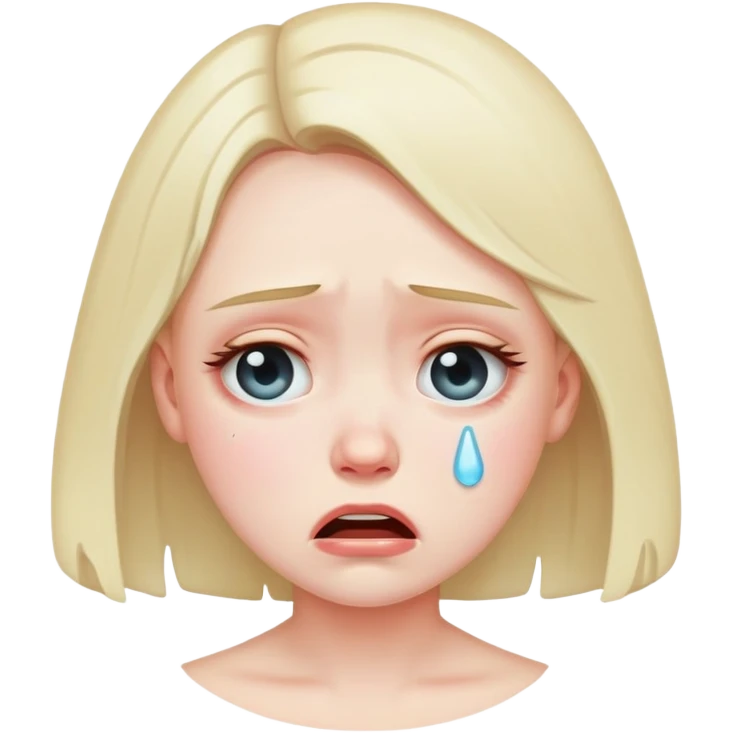 Crying girls emoji