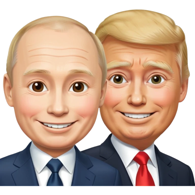 Trump and Putin emoji
