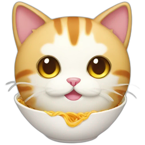 ramen cat emoji