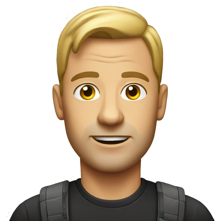 man with a german tshirt  emoji