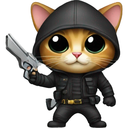 Cat robber emoji