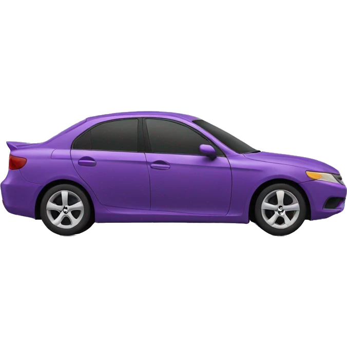 purple car from the side emoji