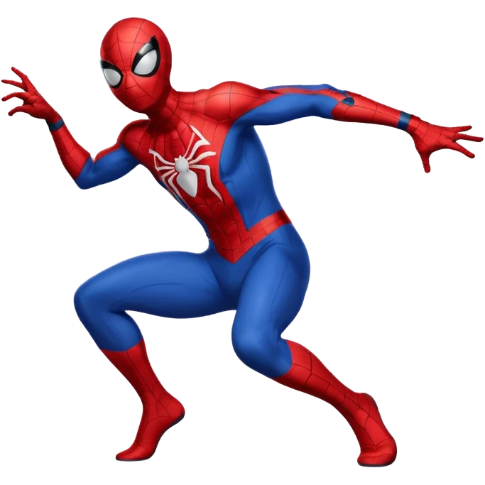 Spider man showing his butt emoji