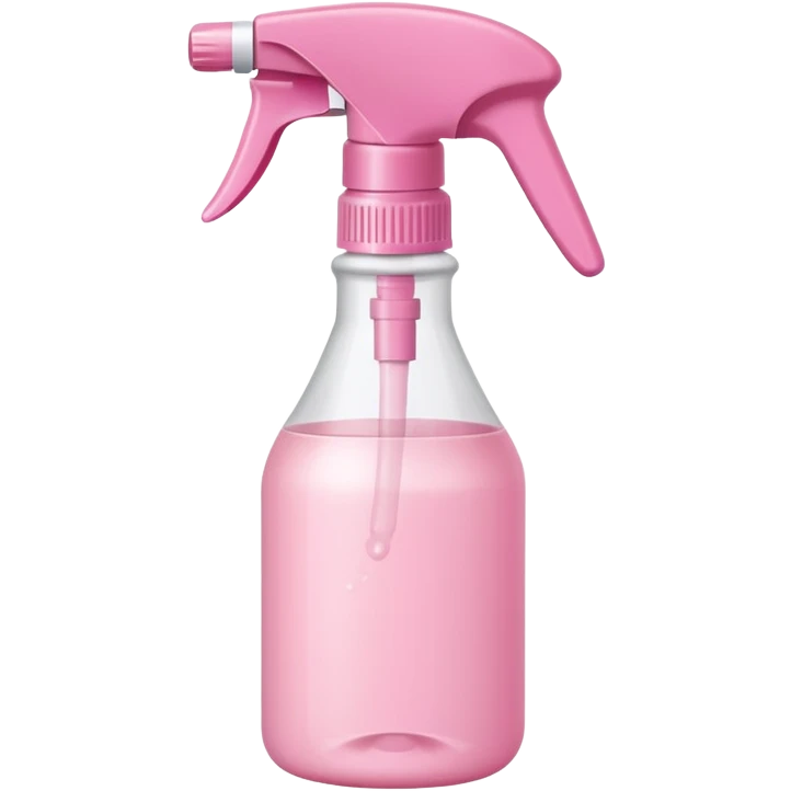 light pink spray bottle emoji