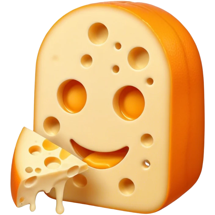  Anename eating chees emoji