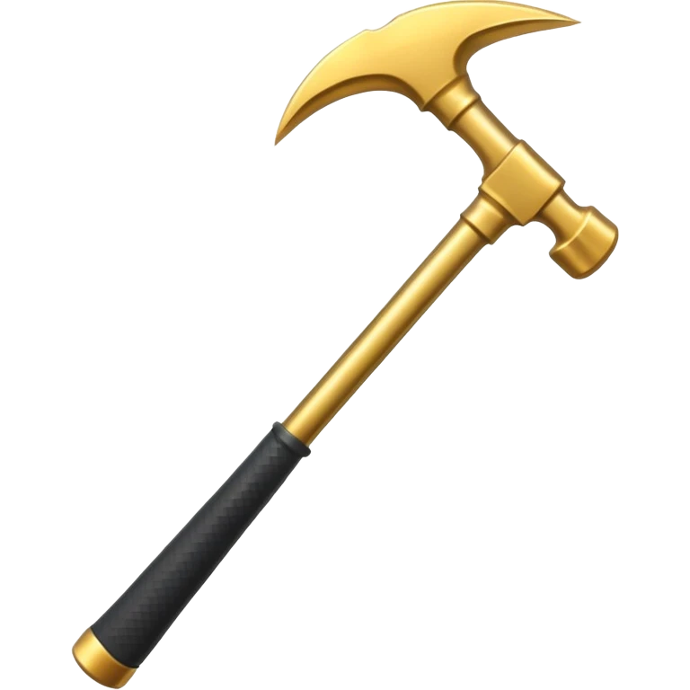 golden pickaxe emoji